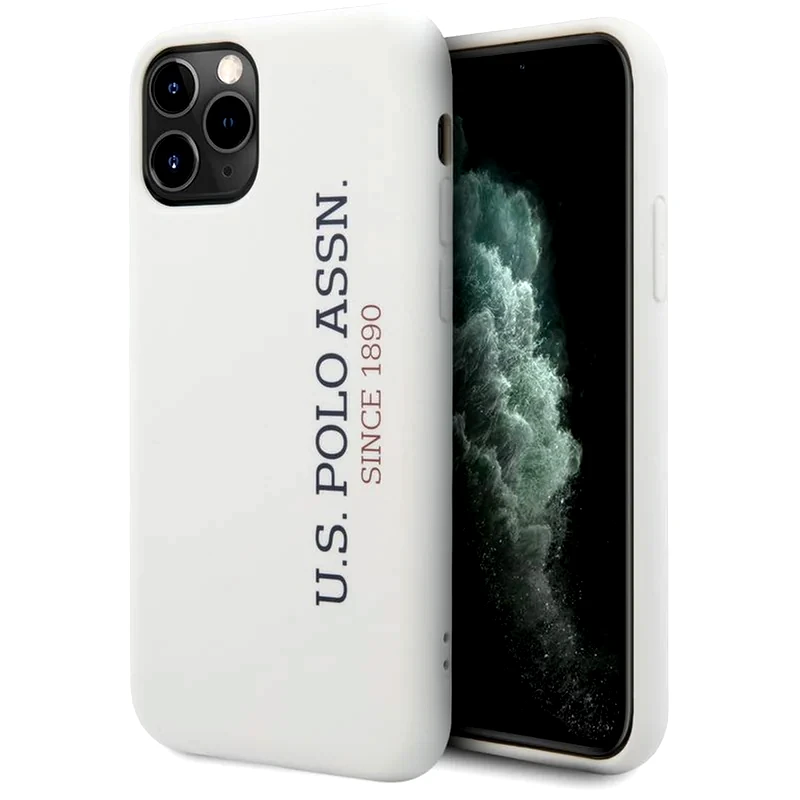 U.S. POLO ASSN U.s. Polo Assn. “silicone Effect Logo Collection” Θήκη Προστασίας Από Σιλικόνη – Iphone 11 Pro (λευκό – Ushcn58slwhv2)