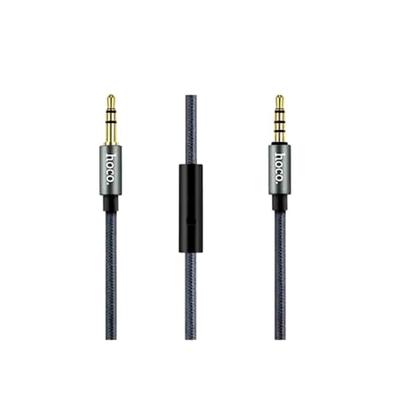 HOCO Καλώδιο Σύνδεσης Ήχου Hoco Upa04 3.5mm Male Σε 3.5mm Male Με Ενσωματωμένο Μικρόφωνο