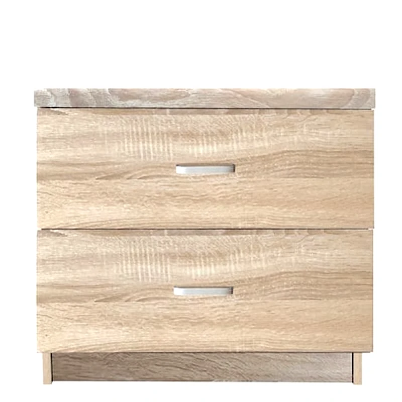 ESMARKET Κομοδίνο Esmarket Από Μελαμίνη 40x40x45 cm - Φυσικό