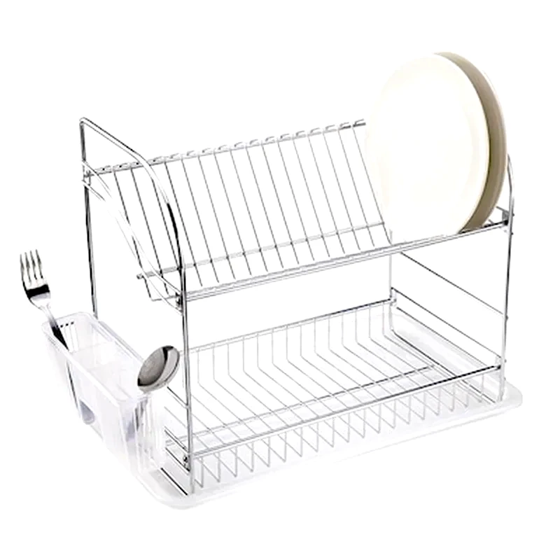 TEKNO-TEL Tekno-tel Πιατοθήκη Στεγνωτήριο Πιάτων Inox 40x23x35cm Βάρος 1.56kg 18 Θέσεις Πιάτων