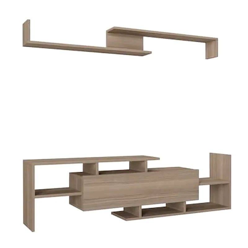 ESMARKET Σύνθετο Dream Esmarket 153.6x25x42 cm - Φυσικό Χρώμα Ξύλου