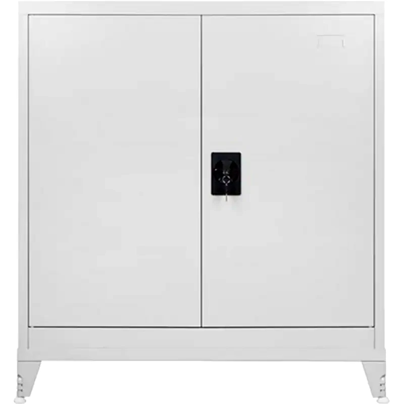 STEELEN Μεταλλική Ντουλάπα Xxl 90x54x101cm Πάχους 0.6mm/0.8mm (πάτωμα) Γαλβανιζέ Με 2 Ράφια Και Ρυθμιζόμενα Πόδια - 3 Αποθηκευτικοί Χώροι Steelen