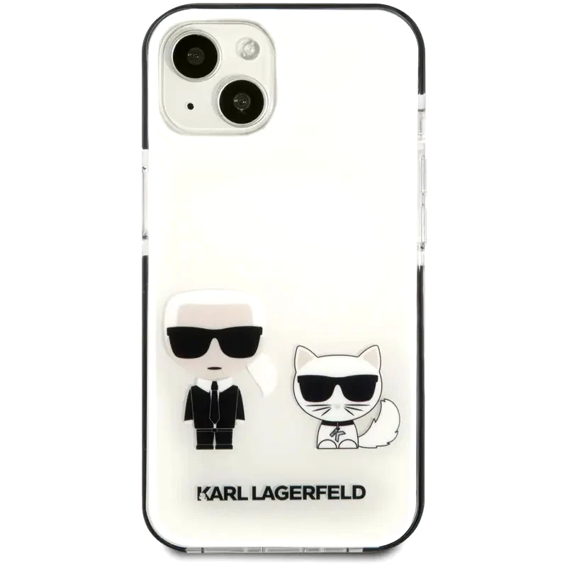 Karl Lagerfeld “ Karl Choupette” Hard Case Θήκη Προστασίας Από Σιλικόνη – Iphone 13 Mini (λευκό – Klhcp13stpekcw) φωτογραφία