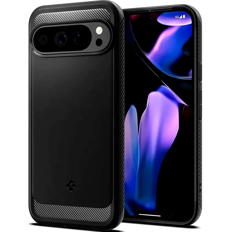 SPIGEN Θήκη Google Pixel 9 Pro XL - Spigen Rugged Armor - Matte Black
