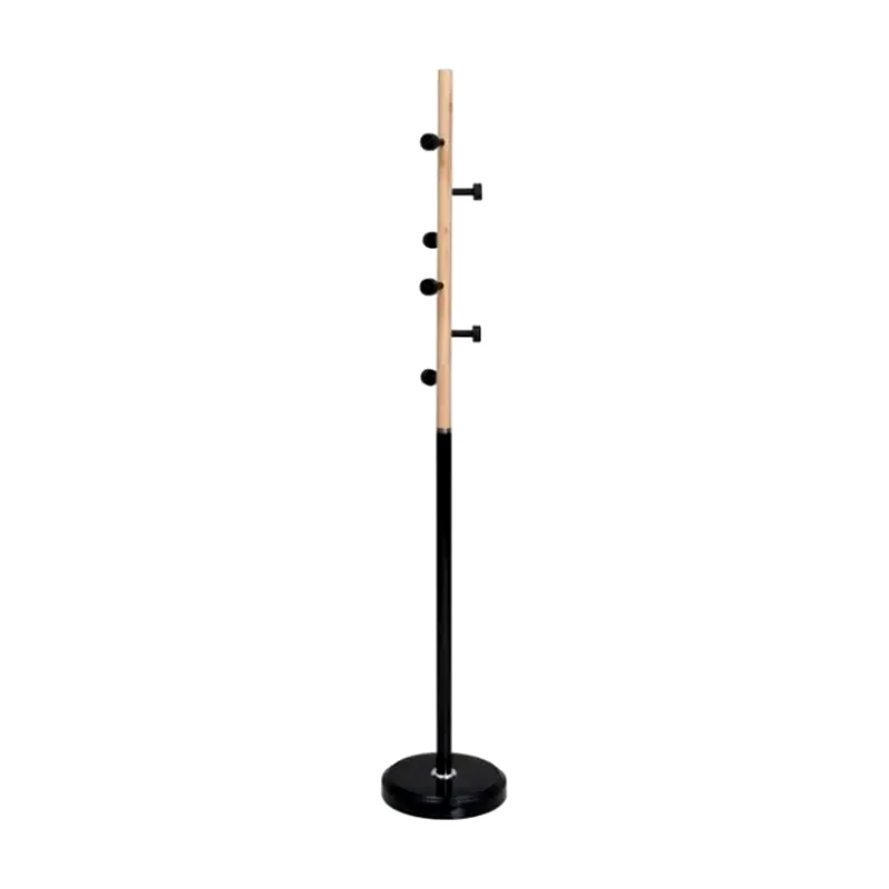 WOODWELL Nordic Καλόγερος Μεταλλικός Μαύρος Φυσικό C152059