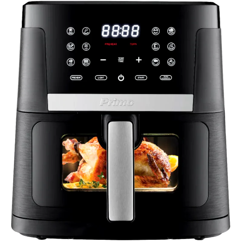 PRIMO PRIMO PRAF-40423 με Αποσπώμενο Κάδο 1800 W 7.5 L Μαύρο Φριτέζα Αέρος