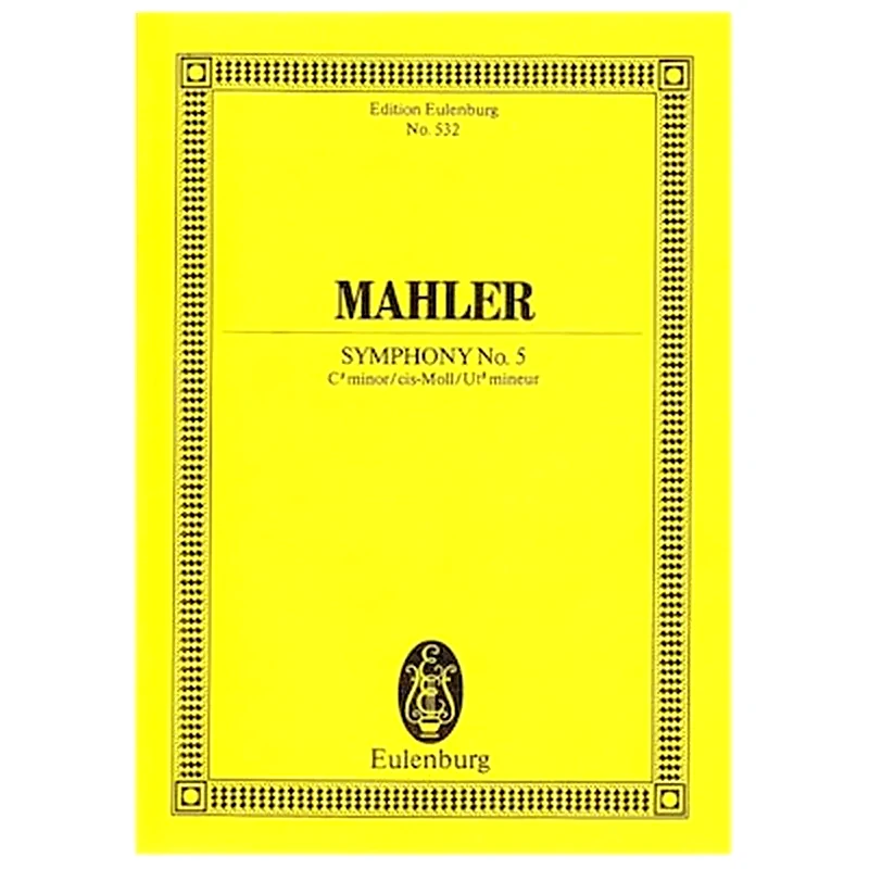 EDITIONS EULENBURG Mahler - Symphony Nr.5 In C ♯ Minor [pocket Score]