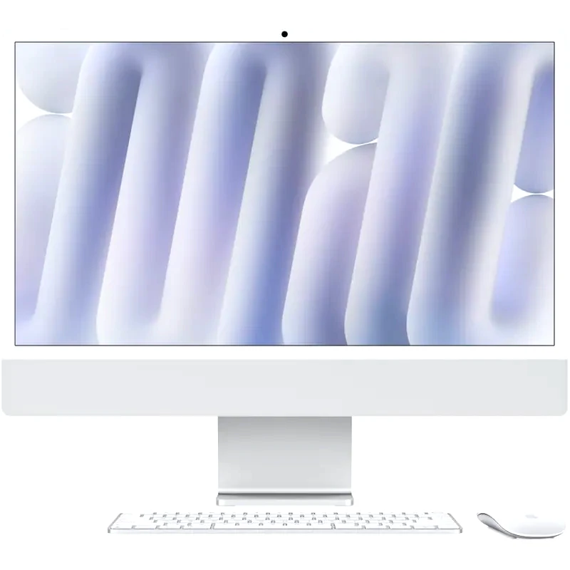 APPLE Apple iMac 24 4.5K Retina Display Nano-texture glass (Apple M4 10C/16GB/256GB SSD/10C GPU) - Silver