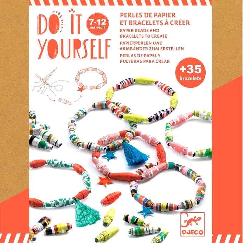 DJECO Djeco DIY Φτιάχνω Τα Δικά Μου Βραχιόλια Χαρούμενα και Χρωματιστά