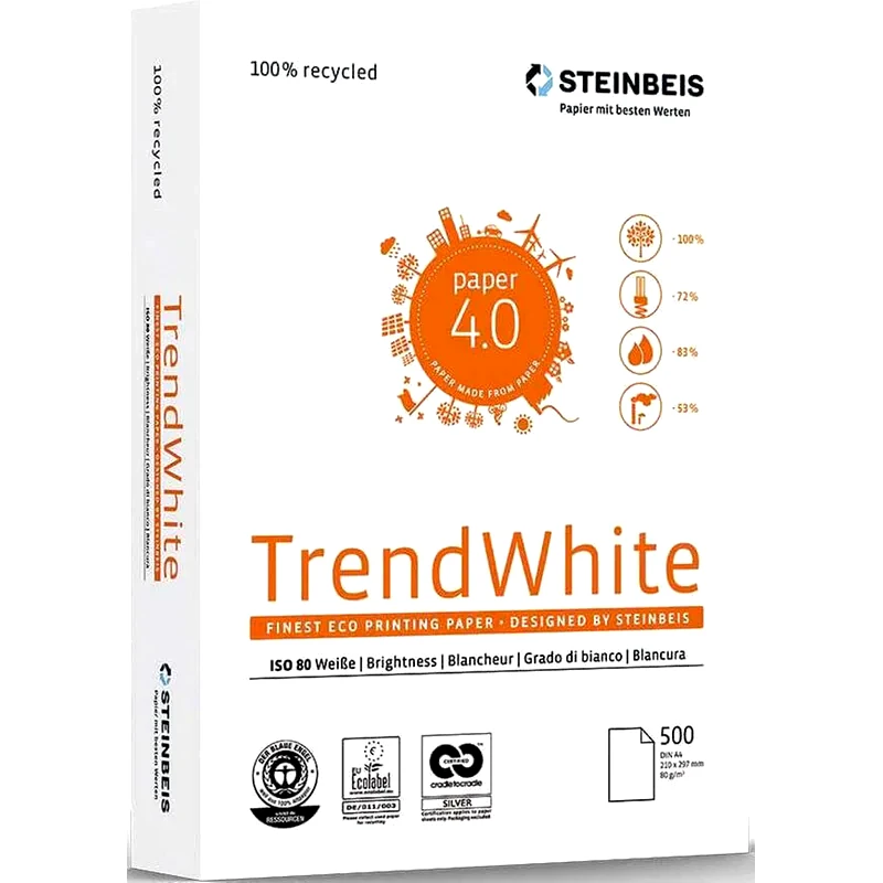 STEINBEIS Steinbeis Χαρτί Εκτύπωσης Α4 80gr 500 φύλλα