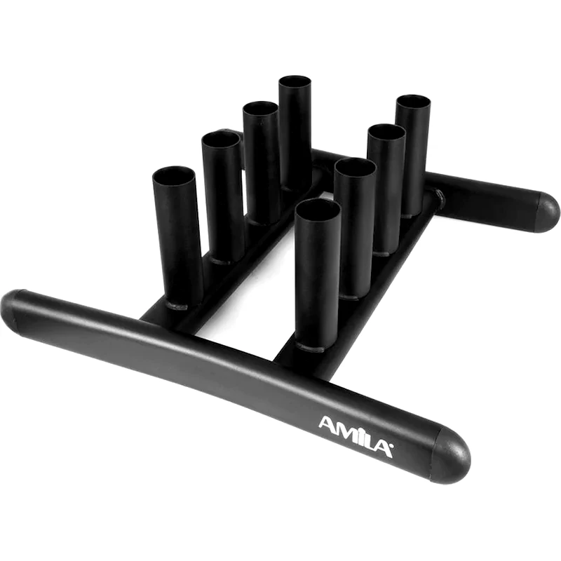 AMILA Βάση για 8 Μπάρες Βαρών Amila 91353 Επιδαπέδια 70x63x26cm