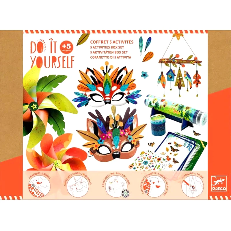 DJECO Djeco DIY Σετ 5 Διαφορετικών Χειροτεχνιών - Φύση