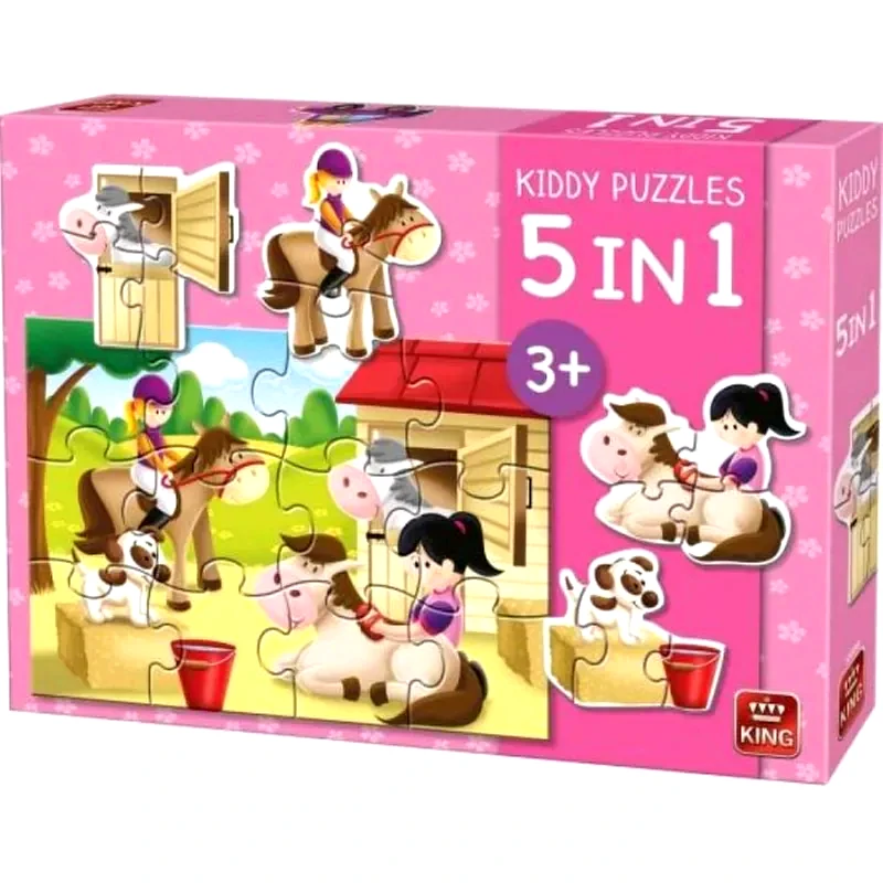 KING PUZZLE King Puzzle Παζλ Αλογο 5 Σε 1 55998