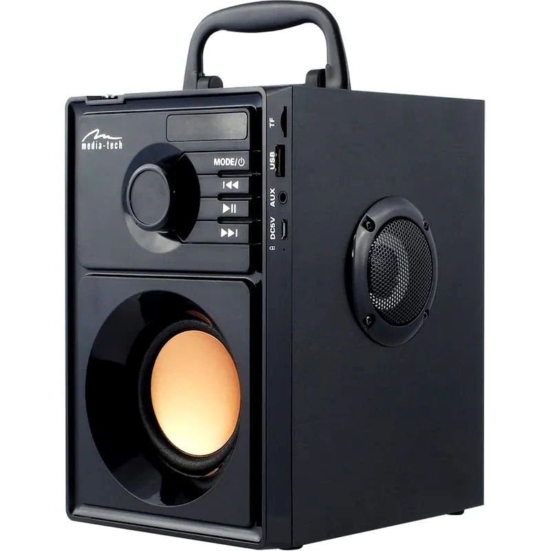 MEDIA TECH Φορητό Ηχείο Bluetooth Media Tech Boombox Bt 15w Stereo Black