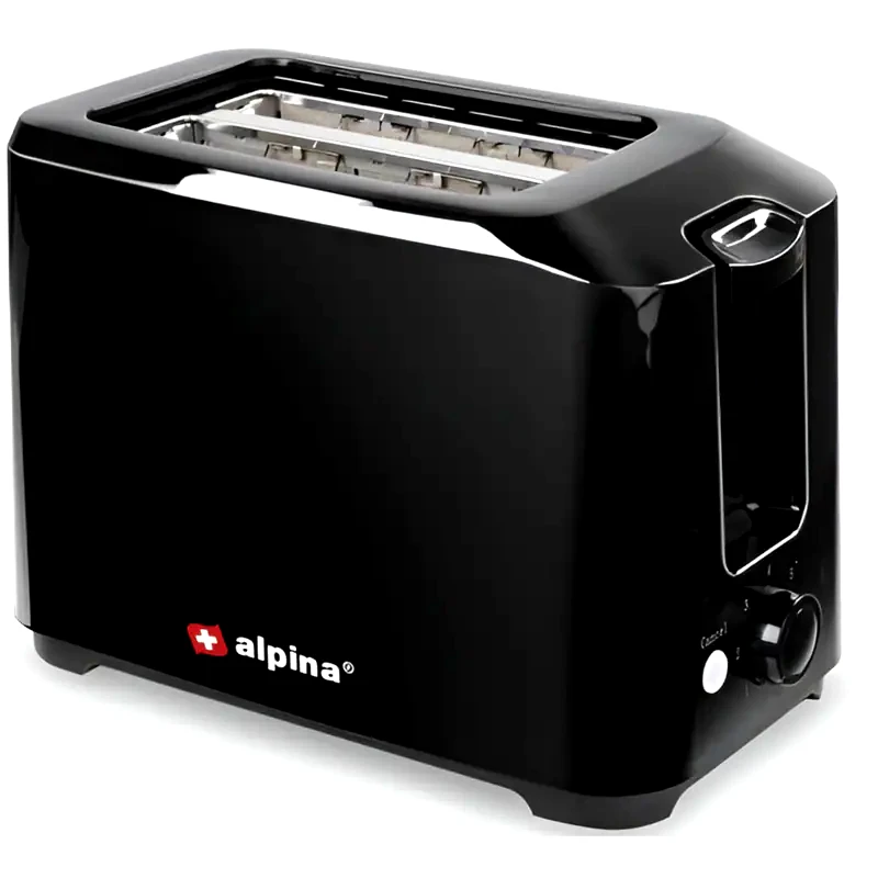 ALPINA SWITZERLAND Φρυγανιέρα ALPINA SWITZERLAND 00104770 2 Θέσεων 700 W Μαύρο