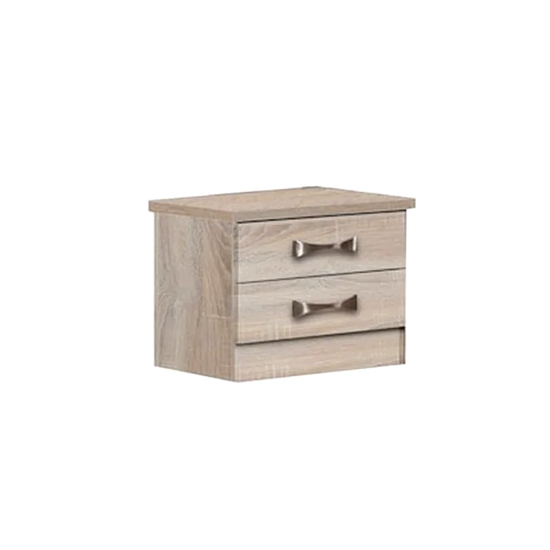 WOODWELL Κομοδίνο Woodwell Από Μελαμίνη 48x40x39 cm - Sonoma