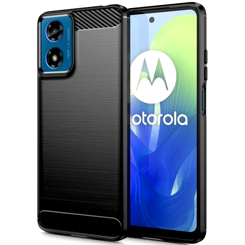 TECH-PROTECT Θήκη Motorola Moto G24/ Motorola Moto G24 Power/ Motorola Moto G04 - Tech-Protect Carbon - Black