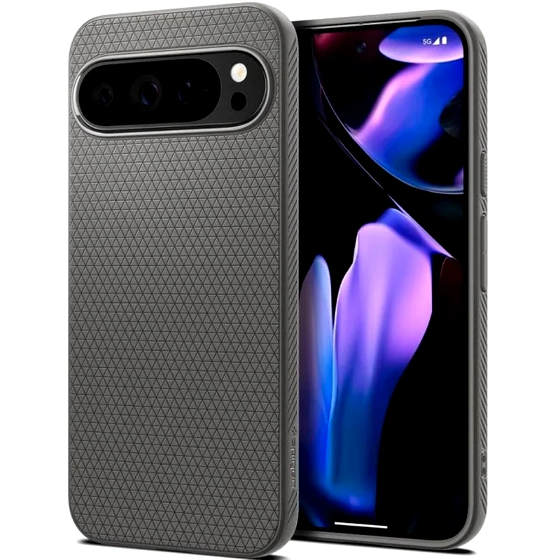 SPIGEN Θήκη Google Google Pixel 9 Pro XL - Spigen Liquid Air - Marble Gray