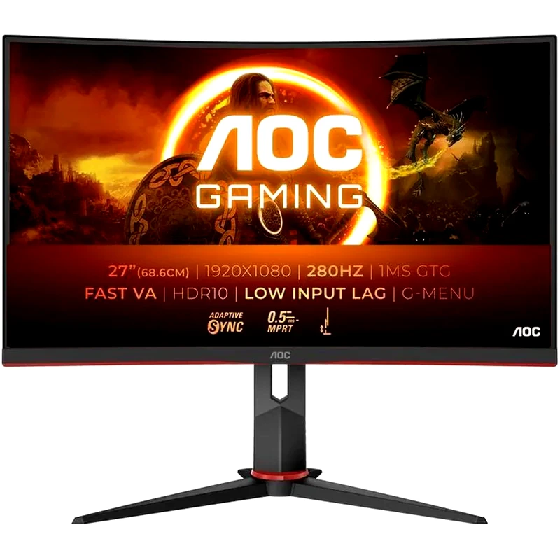 AOC Aoc C27g2z3/bk Fhd Ergonomic Gaming Monitor 27 280hz (aocc27g2z3)