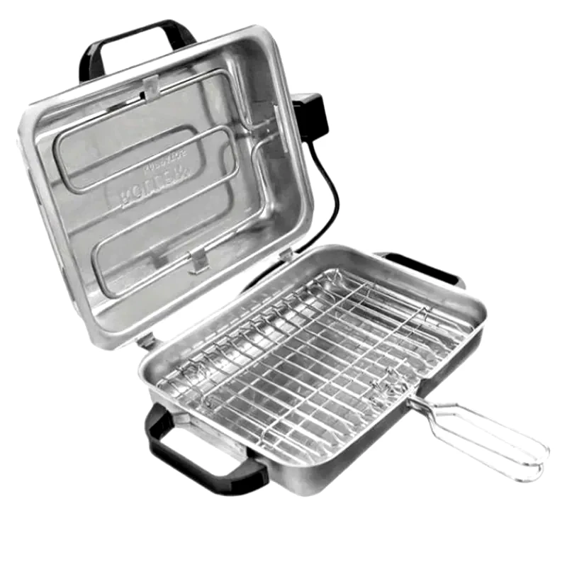 ROLLER Ηλεκτρική Ψησταριά BBQ ROLLER 18/D 800 W Inox