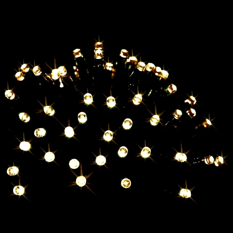 Χριστουγεννιάτικα Λαμπάκια SpitiShop 100 LED 10m με 8 Προγράμματα - Λευκό Θερμό