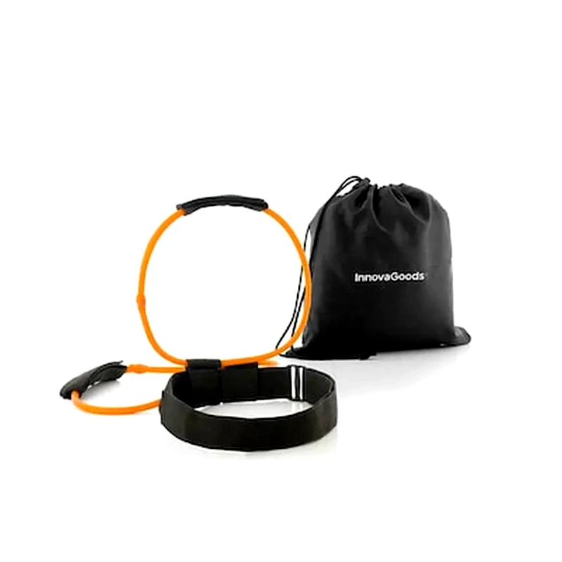 INNOVAGOODS Λάστιχο Γυμναστικής με Ζώνη Innovagoods Bootrainer - Κίτρινο/Μαύρο