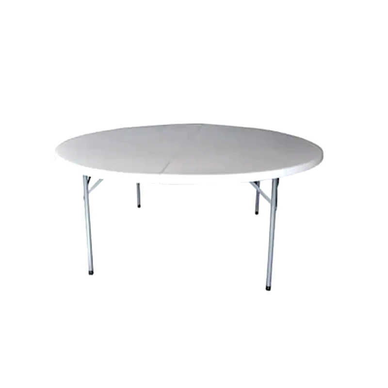 WOODWELL Τραπέζι Woodwell Πτυσσόμενο Φ153x74cm - Λευκό