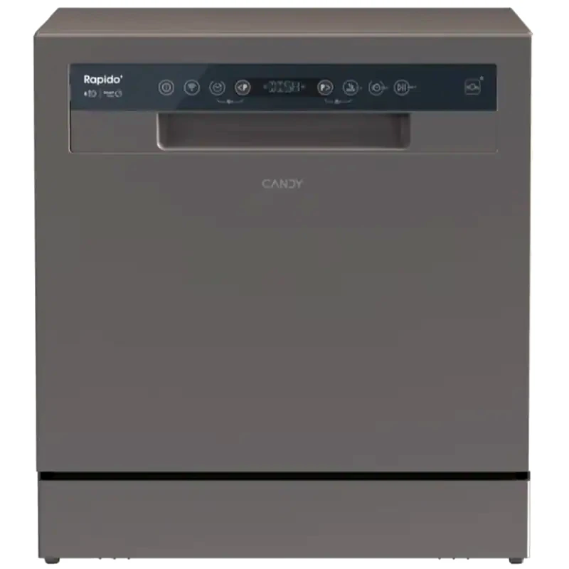 CANDY CANDY CP 8F9FFA για 8 Σερβίτσια - Ανθρακί Πλυντήριο Πιάτων Πάγκου