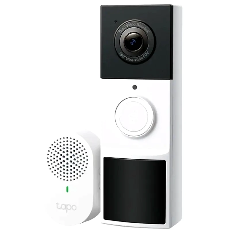TP-LINK Κουδούνι Πόρτας TP-Link D210 Smart Doorbell με Κάμερα - Λευκό/Μαύρο