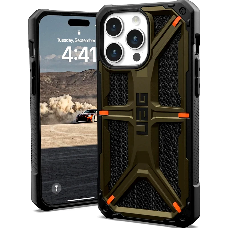 UAG Θήκη Apple iPhone 15 Pro Max - UAG Monarch - Kevlar Elemental Green
