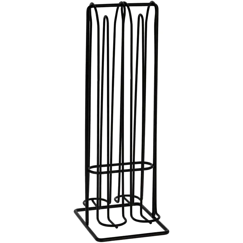 SPITISHOP Βάση για Κάψουλες Καφέ Spitishop Μεταλλική 12x10x29 cm - Μαύρη