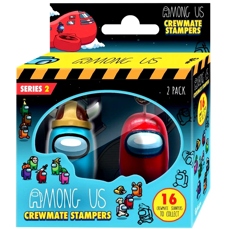 PMI Φιγούρες PMI Among Us S2 Crewmate Stampers AU5215 - 2 τεμάχια
