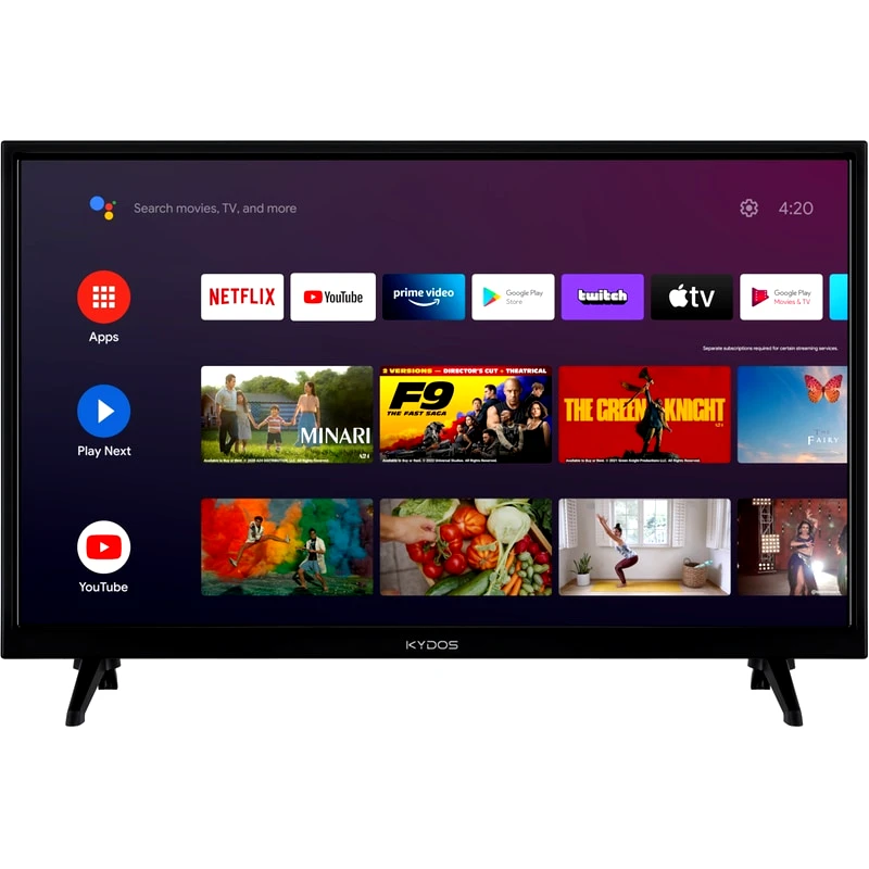 KYDOS Kydos LED 32 HD Ready Android Τηλεόραση K32AH22SD0112V