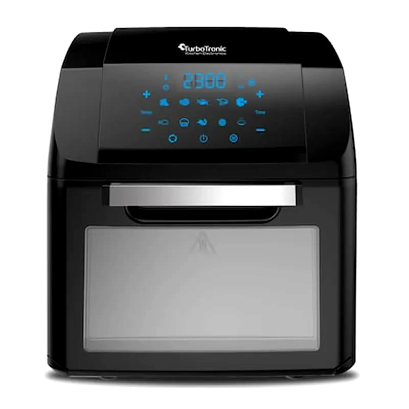 TURBOTRONIC Turbotronic Ψηφιακός Φούρνος Θερμού Αέρα 1500w Χωρ. 12l Με Led Φωτισμό, Tt-af2