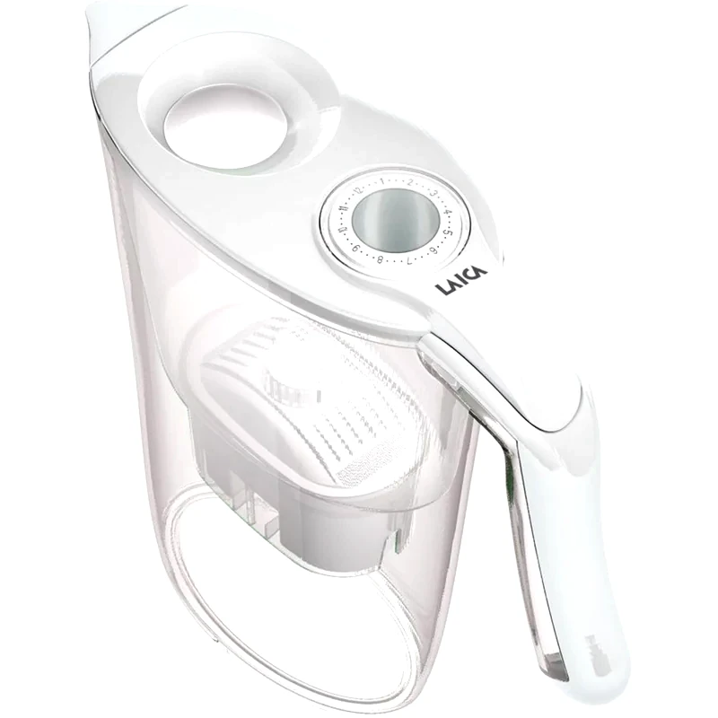 LAICA Κανάτα Φιλτραρίσματος Νερού Laica J9073A5 2.3lt με 3 Ανταλλακτικά Φίλτρα Bi-Flux - Λευκή