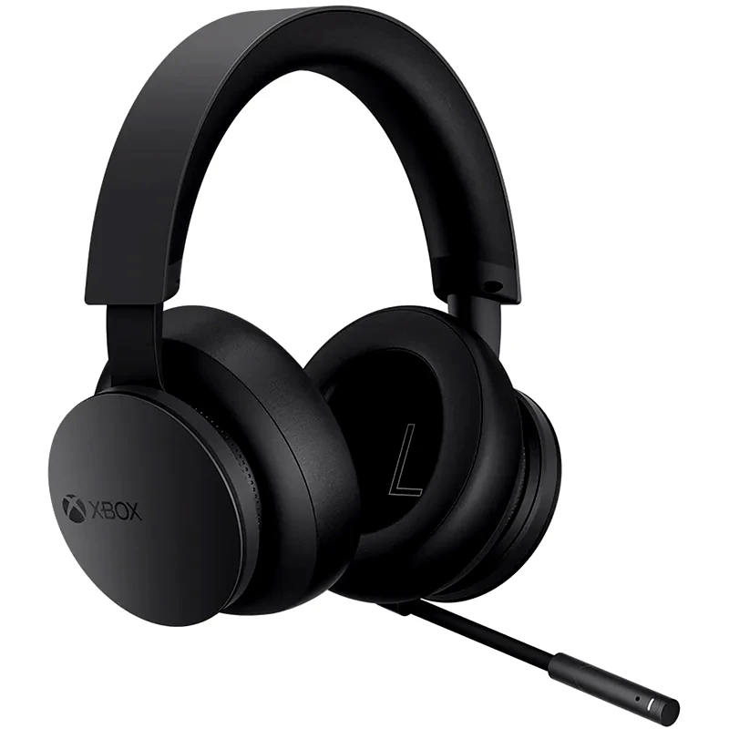 MICROSOFT Microsoft Xbox Headset Gaming Ασύρματα Ακουστικά Μαύρα