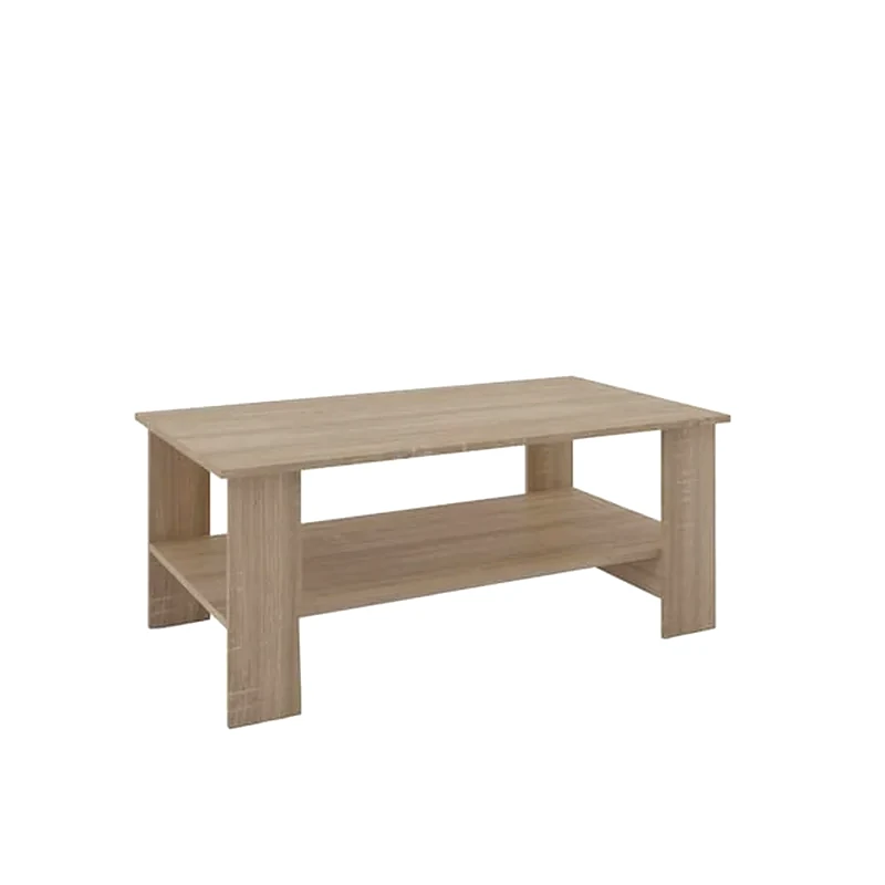 ESMARKET Τραπεζάκι Σαλονιού Άλκηστη Sonoma Oak Craft Grey 100x55x41cm