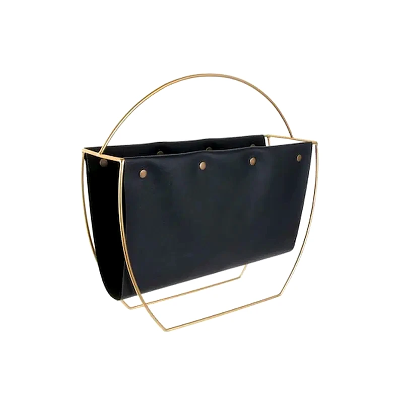 ARIA TRADE Θήκη Περιοδικών Aria Trade Μεταλλική 41x13x40 cm - Μαύρο
