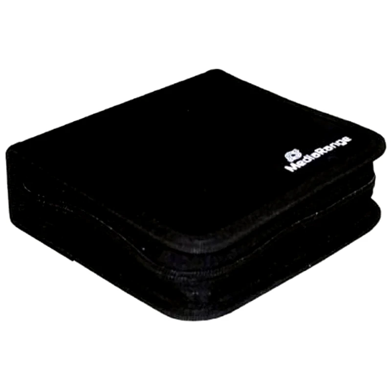 MEDIARANGE MediaRange θήκη CD/DVD Wallet 24 θέσεων - Μαύρο