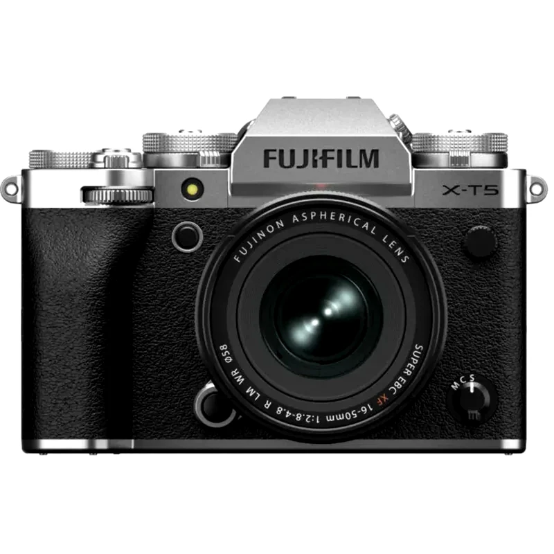 FUJIFILM Φωτογραφική Μηχανή Mirrorless Fujifilm X-T5 Φακός XF 16-50mm - Ασημί