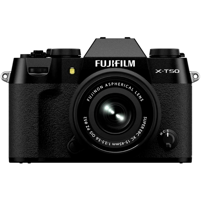 Fujifilm Φωτογραφική Μηχανή Mirrorless FUJIFILM X-T50 Kit XC15-45mm F3.5-5.6 OIS PZ - Μαύρο