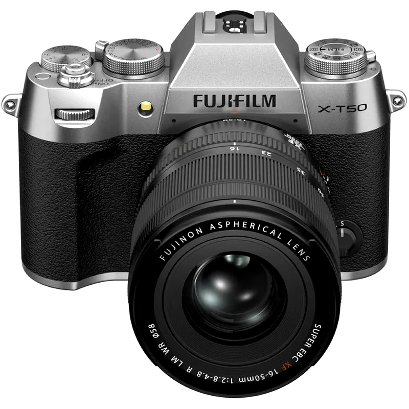 Fujifilm Φωτογραφική Μηχανή Mirrorless FUJIFILM X-T50 Kit XF16-50mmF2.8-4.8 R LM WR - Ασημί
