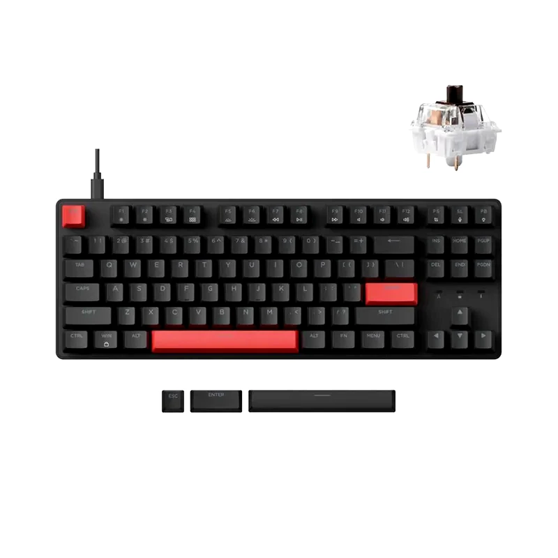 KEYCHRON Keychron X1-A3 Gaming Πληκτρολόγιο με Brown Διακόπτες (US)