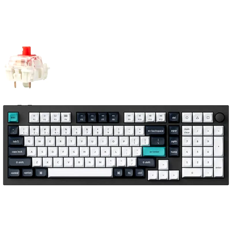 KEYCHRON Keychron Q5 Max Gaming Ασύρματο Μηχανικό Πληκτρολόγιο Linear Μαύρο (US)