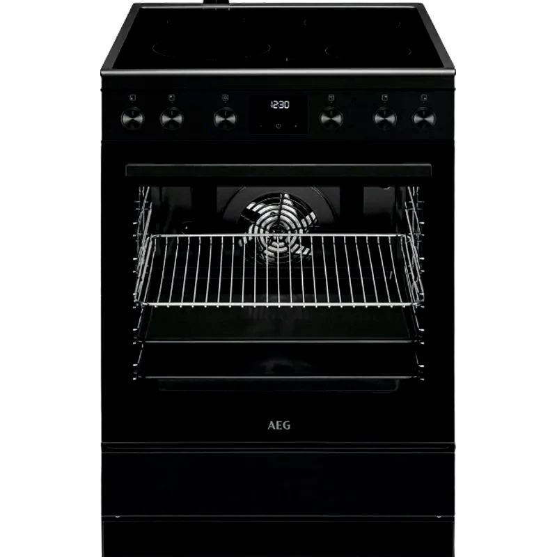 AEG AEG CCB6441NBB SurroundCook 73 Lt Μαύρο Ηλεκτρική Κουζίνα Κεραμική
