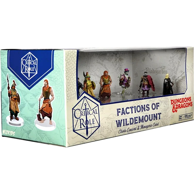 WIZKIDS DD Critical Role Φατρίες του Wildemount Clovis Concord και Menagerie Coast Miniatures Box Set
