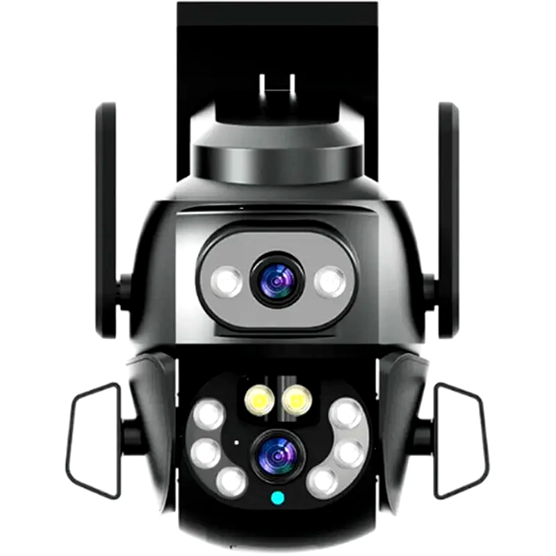 ANDOWL Ασύρματη IP Camera Andowl Q-S800 Dome 4K Αδιάβροχη Εξωτερική με WiFi Αμφίδρομη Επικοινωνία Μαύρο