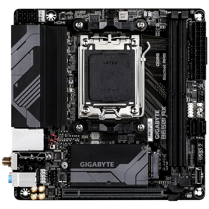 GIGABYTE Gigabyte B650I AX 1.0 AMD B650 Mini ITX με Socket AMD AM5