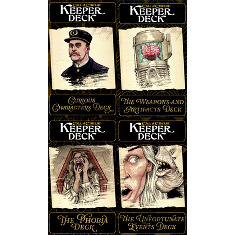 CHAOSIUM Call Of Cthulhu Keeper Decks 2nd Edition