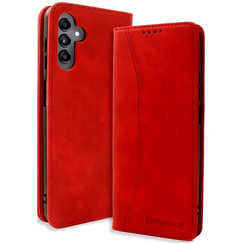 BODYCELL Θήκη Samsung Galaxy M15 - Bodycell Book Case Πορτοφόλι - Red (5206015079474)